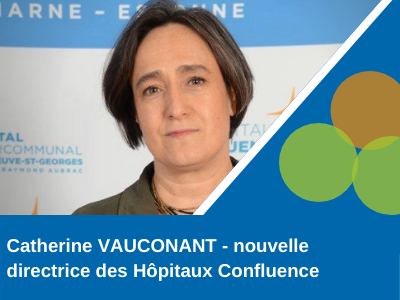 illustration Catherine VAUCONANT – nouvelle directrice des Hôpitaux Confluence