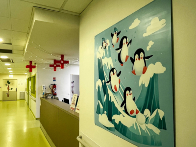 illustration 🎨 Des fresques pour égayer le service d&rsquo;urgences pédiatriques du CHIC